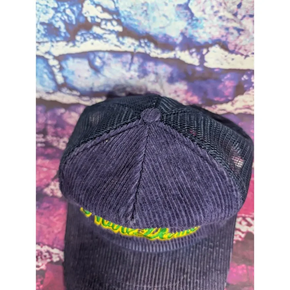 Vintage Script Notre Dame Fighting Irish Football Corduroy Hat Sportcap
